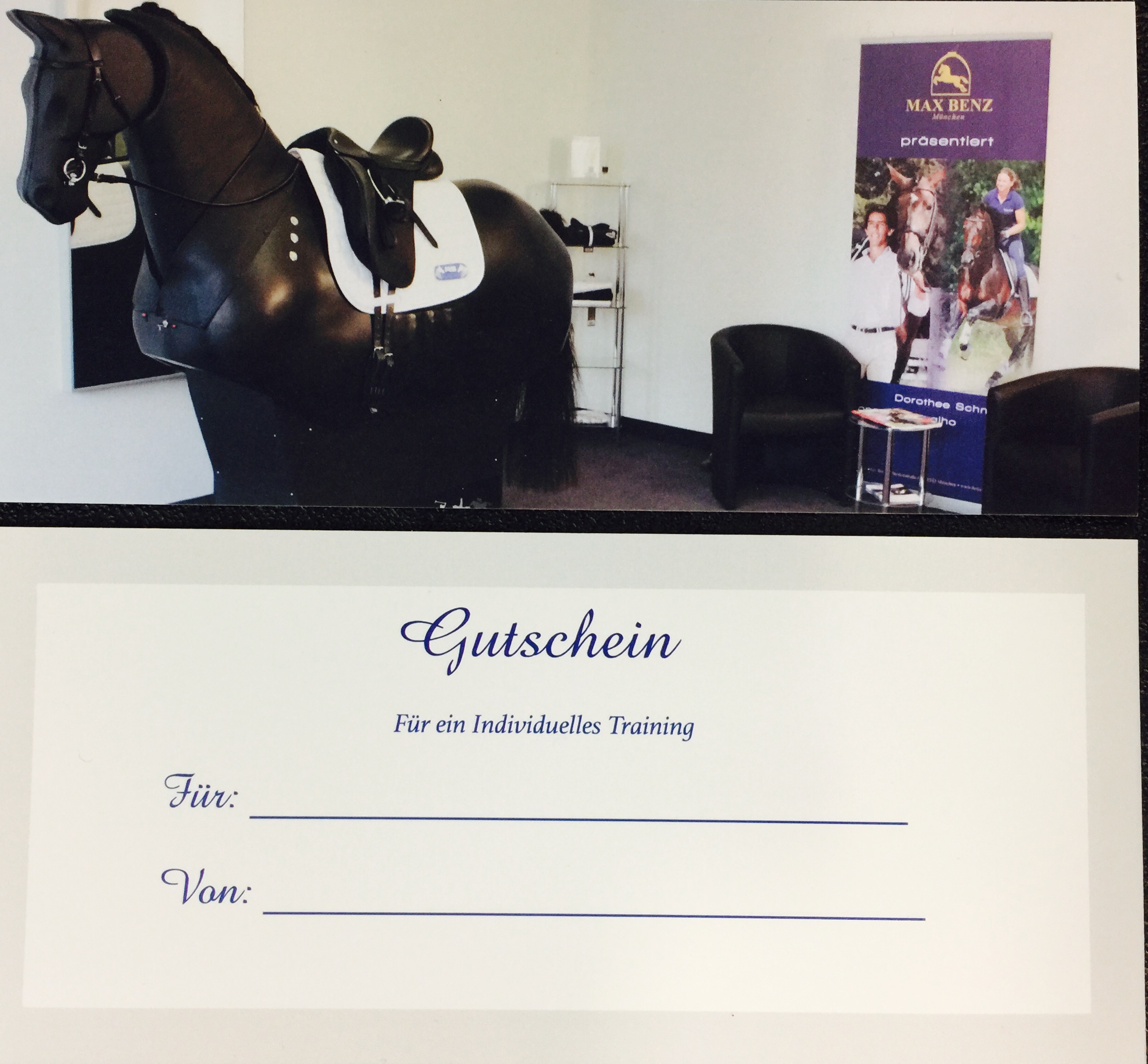 Gutschein für den Reitsimulator München